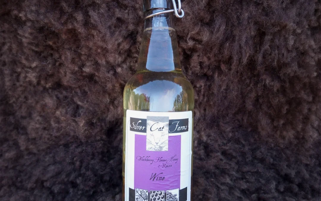Blackberry Flower Honey and Raisin Wine